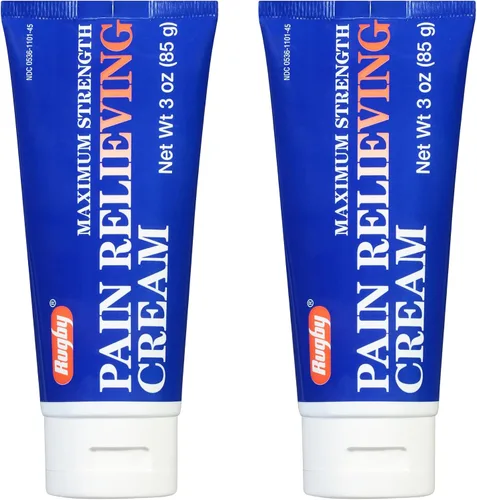 Vista 7 de Crema de Alivio del Dolor de Fuerza Máxima Rugby - Hecha con Mentol y Salicilato de Metilo - Ofrece Alivio Temporal del Dolor en Articulaciones