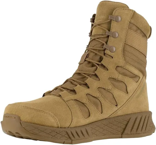 Vista 4 de Reebok Floatride Energy Tactical Safety Toe - Botas tácticas de 8 pulgadas con cremallera lateral