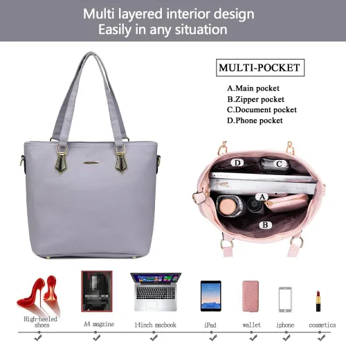 Vista 92 de 2E-youth - Bolsas y carteras de diseño para mujer, bolso de hombro, bolsa de mano