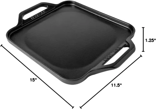 Vista 5 de Traeger Grills BAC620 Accesorio de Parrilla de Sartén de Hierro Fundido por Inducción