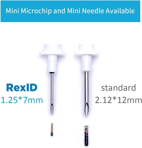 Vista 6 de RexID Kit de implante de microchip para mascotas de 0.049 in y 0.276 in junto con etiqueta de identificación inteligente para conectar al dueño