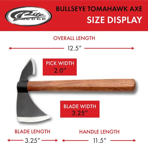 Vista 3 de SZCO Supplies Bullseye lanzando hacha Tomahawk