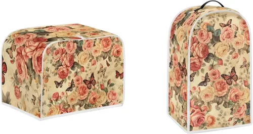 Vista 8 de Cubiertas para tostadoras de murciélagos de 2 rebanadas, protectores decorativos a prueba de polvo, cubiertas de tostadora, resistentes a
