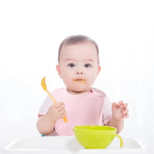 Vista 4 de Paquete de 7 baberos absorbentes de algodón para bebés para babear la dentición