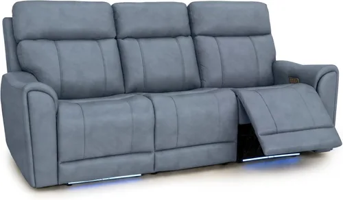 Vista 17 de Seatcraft Trivanta Home Theater Seating Black Sofa and Loveseat