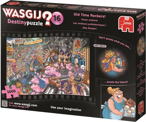 Vista 5 de Jumbo Wasgij Destiny 16 Old Time Rockers Rompecabezas (1000 piezas)