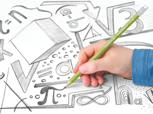 Vista 3 de STAEDTLER WOPEX - Lápices preafilados #2, paquete de 6, 20 unidades por caja (120 unidades) Forma triangular ergonómica, resistente a la rotura