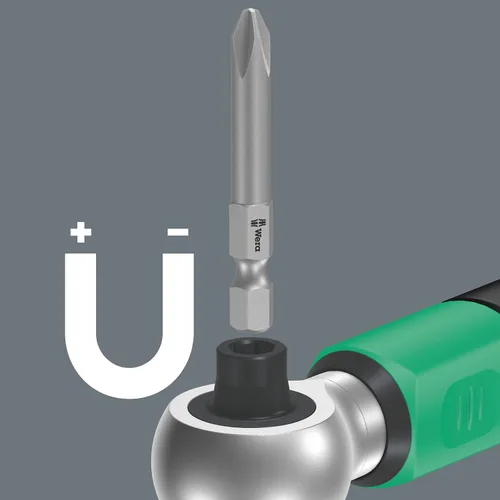 Vista 8 de Wera 05075801001 Llave dinamométrica Safe-Torque A 2 con accionamiento hexagonal de 1/4", 2-12 Nm, Negro Verde