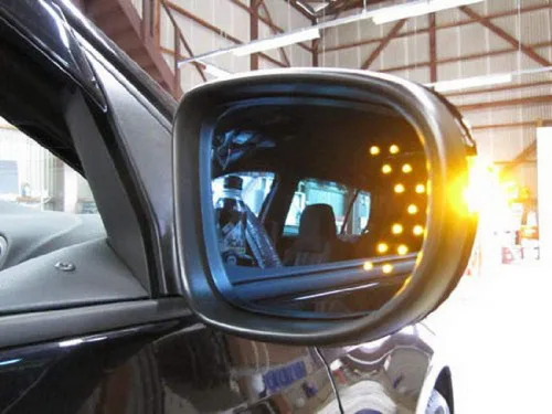 Vista 7 de iJDMTOY Par De Paneles De Circuito LED En Forma De Flecha Con 14-SMD Para La Retroadaptación De Los Intermitentes Detrás Del Espejo Lateral, Ámbar
