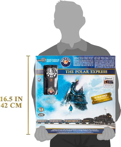 Vista 7 de Lionel El Expreso Polar Eléctrico, Juego de Tren Modelo O Gauge Bluetooth 5.0 con Control Remoto