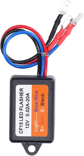 Vista 5 de Relé estroboscópico LED, controlador estroboscópico de flash, buena capacidad de conducción de corriente 12V, potente impermeable, bajo voltaje