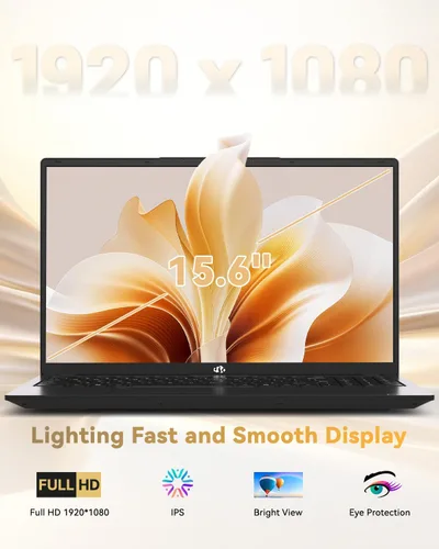 Vista 5 de NIMO Portátil para juegos ligeros de 15.6", 8 núcleos AMD Ryzen 7 Pro 6850U 16GB LPDDR5 RAM 256GB SSD (Beat i7-1360P hasta 4.7GHz) AMD Radeon 680M