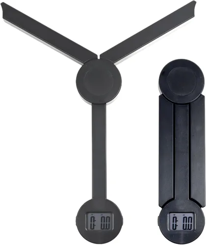 Vista 10 de Báscula de alimentos portátil, báscula de viaje para alimentos, pequeña báscula digital plegable de cocina para alimentos, báscula de bolsillo mini