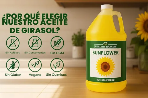 Vista 6 de Aceite de girasol sin OMG Healthy Harvest