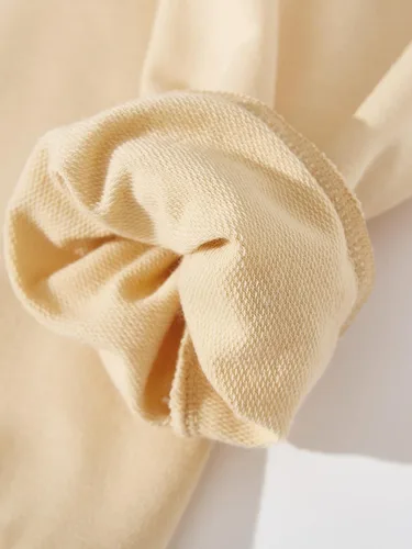 Vista 3 de OYOANGLE Sudadera ligera de manga larga con estampado gráfico y cuello redondo para niña