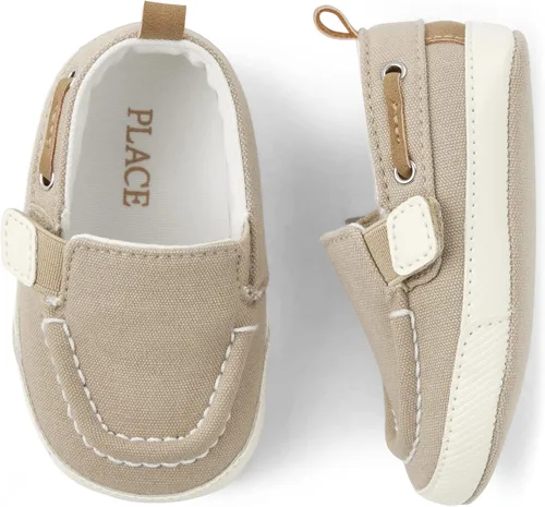 Vista 2 de The Children's Place Baby-Boy's Newborn Boat Shoes