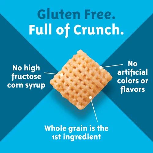 Vista 5 de Rice Chex - Cereal de desayuno sin gluten, ingrediente casero Chex Mix, 12 onzas