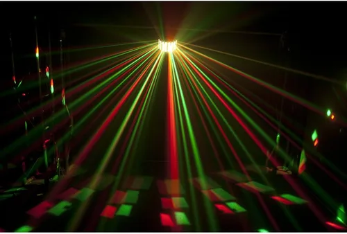 Vista 4 de CHAUVET DJ Mini Kinta IRC Compact LED Derby DJ Efecto Luz w/Capacidad Inalámbrica