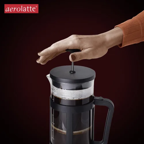 Vista 3 de aerolatte Essentials - Cafetera de prensa francesa, prepara 5 porciones, 34 onzas