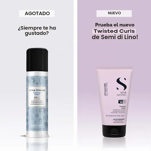 Vista 7 de ALFAPARF MILANO Semi di Lino Style&Care Twisted Curls Crema definidora