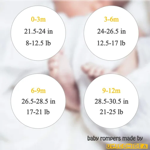 Vista 6 de UNICOMIDEA Mameluco de manga corta para bebés niños y niñas, estampado de letras, de 0 a 12 meses