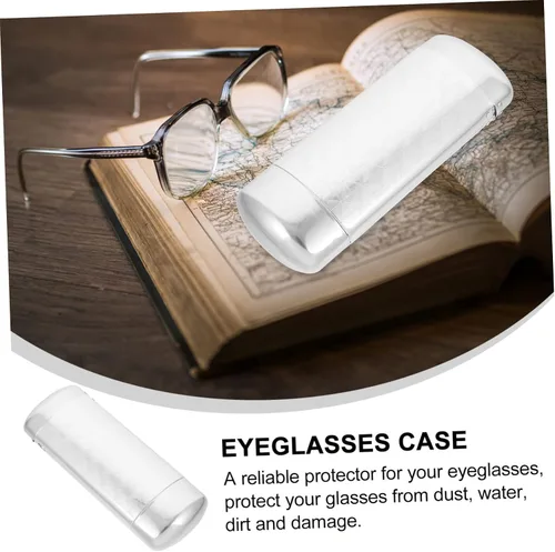 Vista 5 de Yardenfun Estuche rígido para gafas, caja de gafas de sol, de aluminio, estuche para gafas de sol, para hombres
