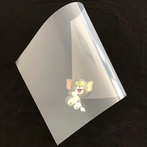 Vista 6 de Papel de película impermeable de transparencia de inyección de tinta de 8 ½ "x11" 50 hojas para impresión de pantalla de seda