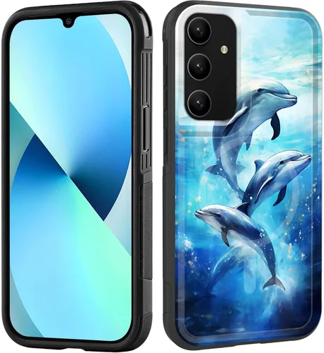 Vista 256 de Funda magnética para Galaxy A16 5G, [compatible con MagSafe] [protección contra caídas de grado militar] Funda resistente a prueba de golpes