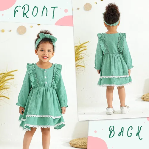 Vista 2 de Vestido de verano con estampado floral y tutú