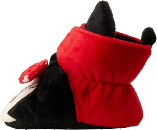 Vista 6 de Disney Botines Minnie Mouse para bebés y niñas, calcetines de vellón suave (recién nacidobebé)