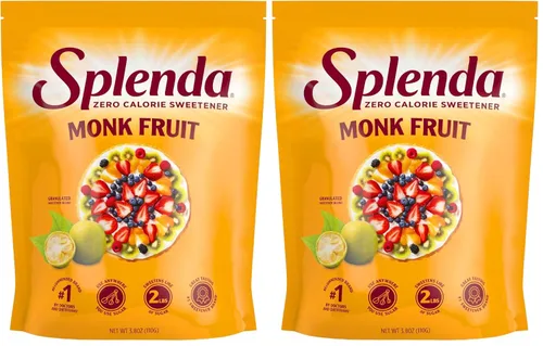 Vista 7 de Splenda Monk Fruit - Edulcorante granulado a base de plantas sin eritritol, sustituto del azúcar, 3.8 onzas (paquete de 1)