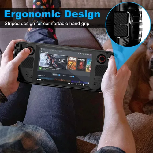 Vista 3 de Funda protectora compatible con accesorios de cubierta de vapor protector de cubierta suave de poliuretano termoplástico Sirabe con agarres