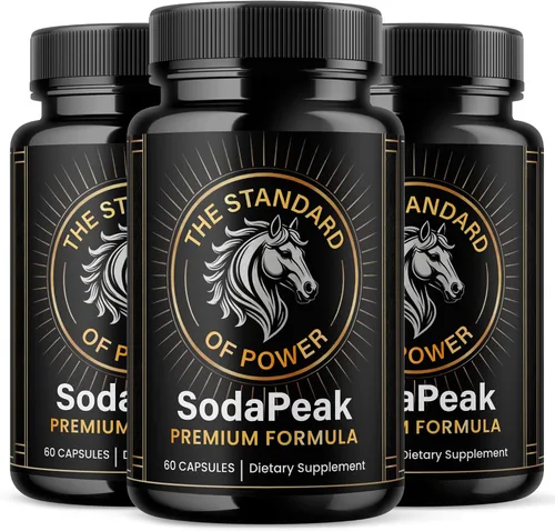 Vista 10 de Valdivia SodaPeak Capsules, suplemento de apoyo masculino paquete de 2