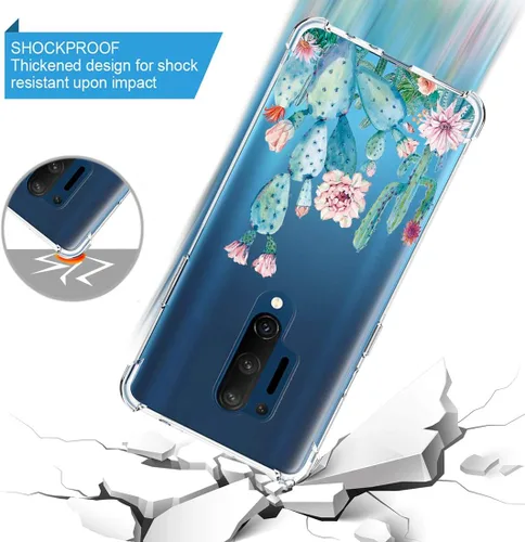 Vista 8 de Funda diseñada para Oneplus 8 Pro, funda One Plus 8Pro, a prueba de golpes, transparente, suave, flexible, de TPU, delgada, protectora para Oneplus