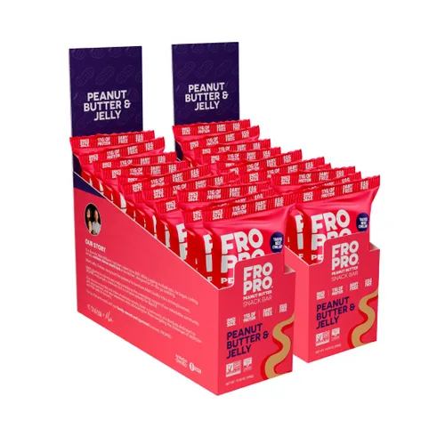 Vista 21 de FROPRO Barras de proteína vegetal – Barras de proteínas a base de plantas, totalmente naturales, sin gluten, lácteos y soja, barras altas