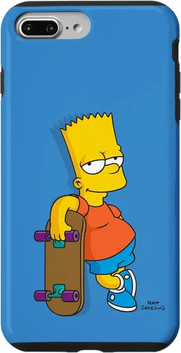 Vista 12 de The Simpsons Bart Simpson - Carcasa para iPhone 17, color azul cielo