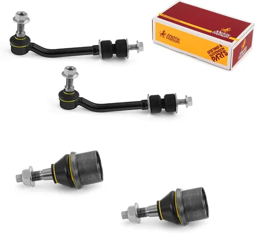 Vista 82 de Metrix Premium Chassis Parts - Juego de 4 piezas de articulación de rótula superior y barra estabilizadora delantera para Ford Ranger RWD 1998-2011