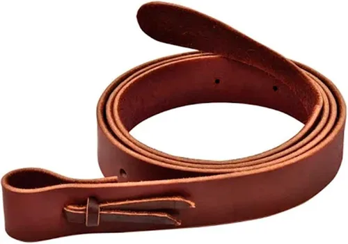 Vista 3 de Reinsman Circle Y Latigo Tie Strap Durable Adjustable Western Leather Equine Saddle Cinch Tie Strap with Holes Ranch Riding & Training Horses
