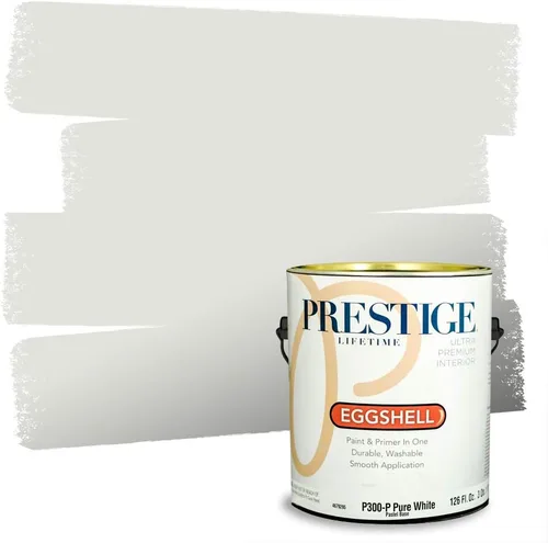 Vista 169 de PRESTIGE Paints - Pintura interior e imprimación en uno, 1 galón, cáscara de huevo, pimienta envejecida