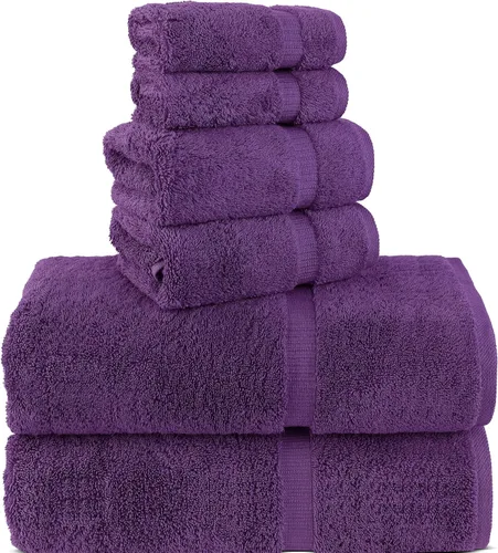 Vista 27 de Chakir Turkish Linens Toallas turcas de alta calidad 100% algodón para baño, toallas de baño grandes de 30 x 60 pulgadas (4 piezas, aguamarina)