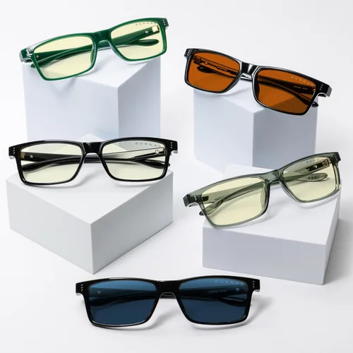 Vista 9 de Gunnar - Gafas prémium para juegos y computadora - Bloquean 35-98% de luz azul - Vertex