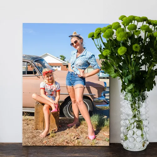 Vista 4 de Impresiones en lienzo personalizadas con tus fotos, imagen personalizada de arte de pared sobre lienzo, regalos enmarcados para pareja, familia