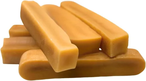 Vista 14 de Masticables prémium de queso de yak para perros del Himalaya - Masticables naturales de yak para perros grandes y pequeños - Masticables de leche