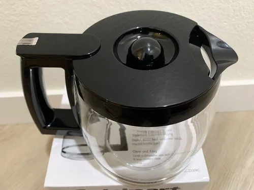 Vista 3 de DCC-2200RC - Jarra de café compatible con Cuisinart Brew Central de 14 tazas, color negro