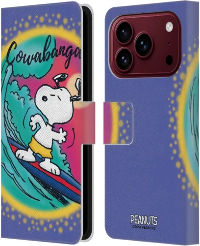 Vista 63 de Head Case Designs Funda de piel con licencia oficial de Peanuts Beach Surf Snoopy Boardwalk Airbrush compatible con Apple iPhone 11 Playa Surf