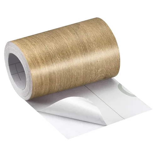 Vista 7 de uxcell Cinta de grano de madera, 1.97 pulgadas x 16.41 pies, adhesivo de papel de pared autoadhesivo para pared, esquina, mesa, puerta, sofá, Marrón