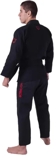 Vista 5 de KINGZ Ultralight 2.0 Brazilian Jiu Jitsu Gi - Men's Premium BJJ Kimono - IBJJF Legal - 420gsm Pearl Weave Pro Competition