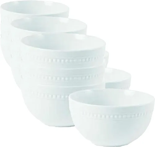Vista 10 de Everyday White Tazones de sopa y cereales de porcelana de 26 onzas