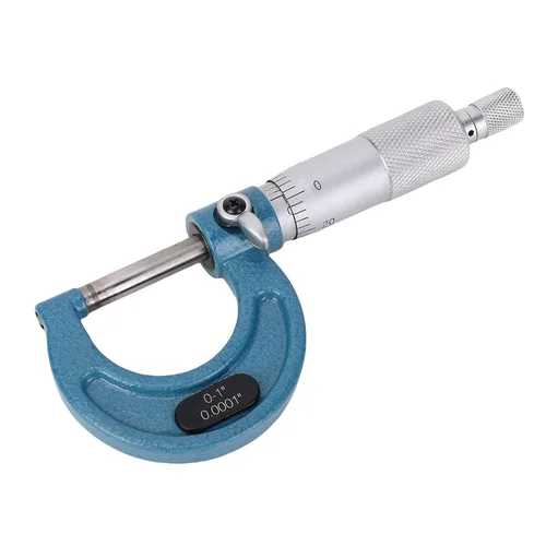 Vista 5 de Asixxsix Outside Micrometer, 0-1 Inch Range, 0.0001 Inch Graduation with Stainless Steel Construction and Tungsten Carbide Anvil for Precise