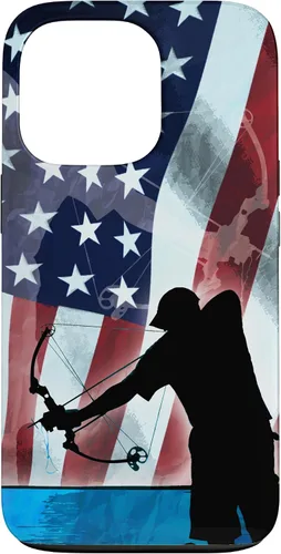 Vista 10 de Bowfishing American Flag Bow Hunting for Fish bowfisher Case for iPhone 17